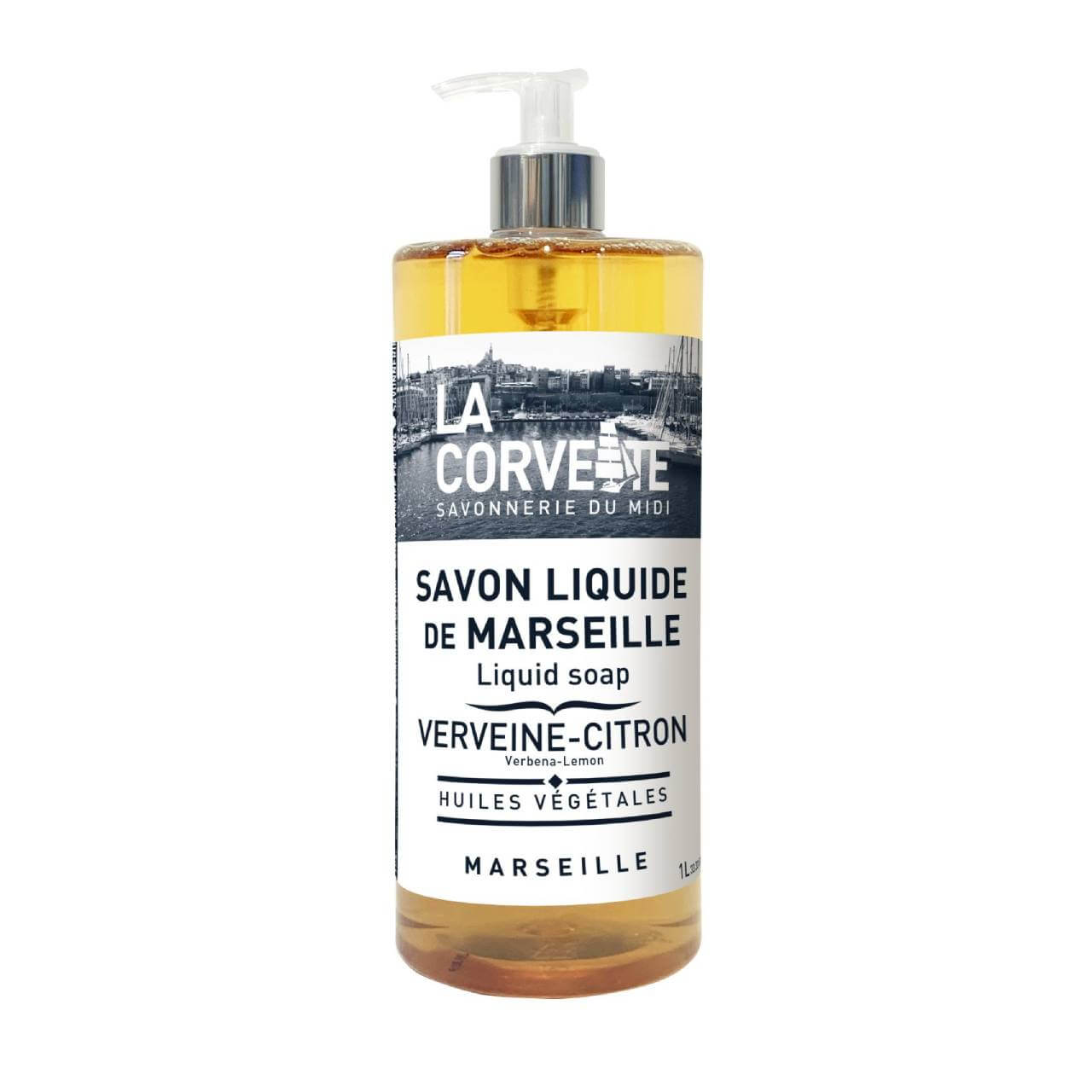 Savon liquide de Marseille VERBENA-LEMON 1L