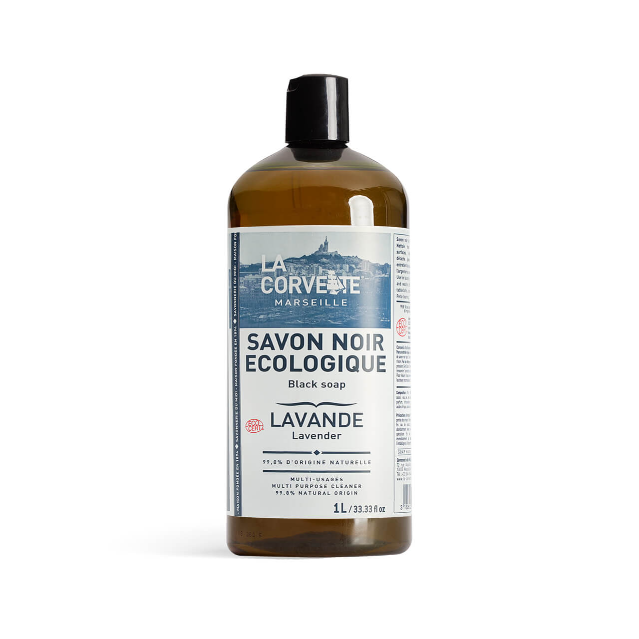 SAVON NOIR 1L LAVANDE CORVETTE ECOCERT 1L